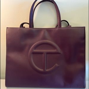 Telfar Medium Shopping Bag in Eggplant